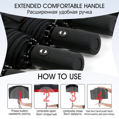 AeroShield | Durable Lightweight Windproof Storm Umbrella for All Weather 8