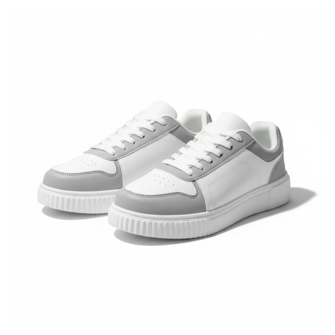 AeroStride | Stylish Lightweight Men's Casual Sneakers in White and Blue 5