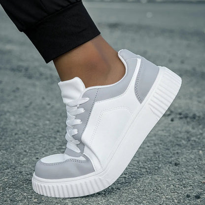 AeroStride | Stylish Lightweight Men's Casual Sneakers in White and Blue 6