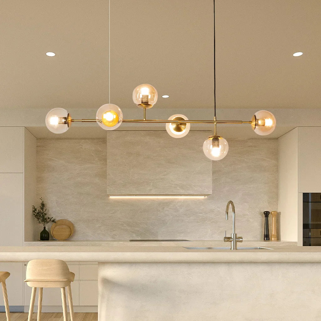 Luxury Chrome Pendant Kitchen Light