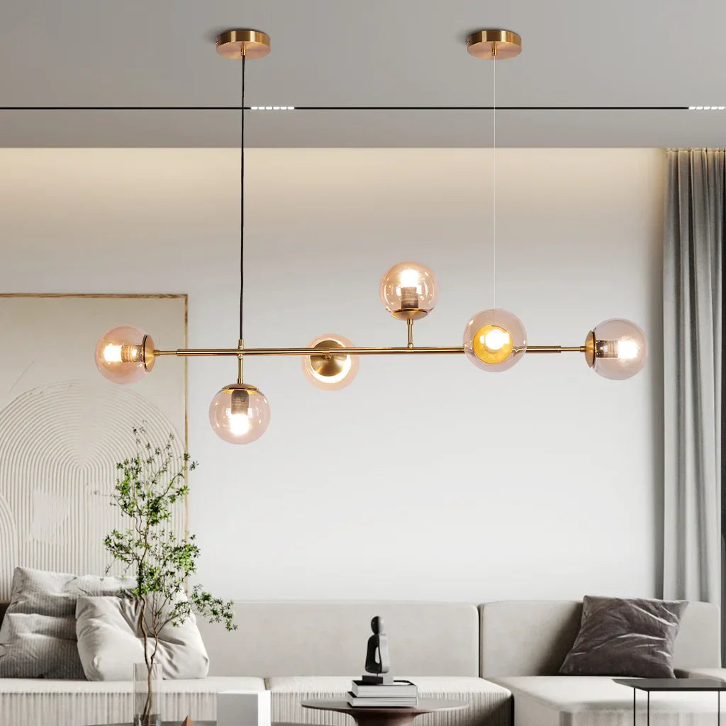 Luxury Chrome Pendant Kitchen Light