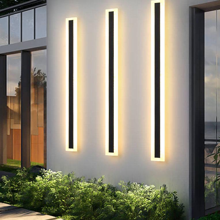 Slim Modern Outdoor LED Wall Lamp - Lusomart