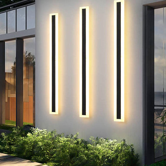 Slim Modern Outdoor LED Wall Lamp - Lusomart