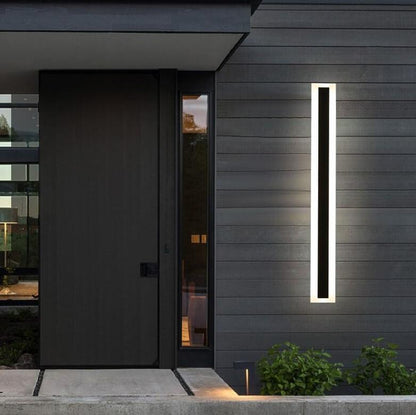 Slim Modern Outdoor LED Wall Lamp