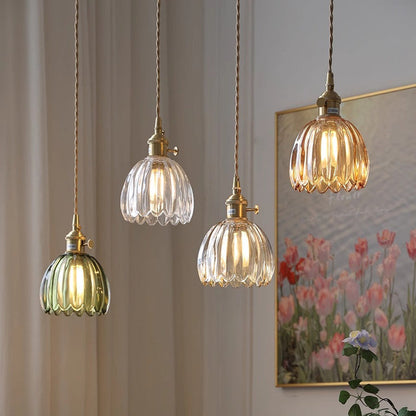 Aeruna | Vintage Japanese Glass Pendant Lamp for Classic Decor 1