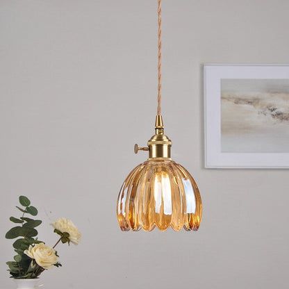 Aeruna | Vintage Japanese Glass Pendant Lamp for Classic Decor 10