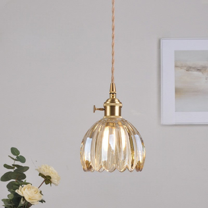 Aeruna | Vintage Japanese Glass Pendant Lamp for Classic Decor 8