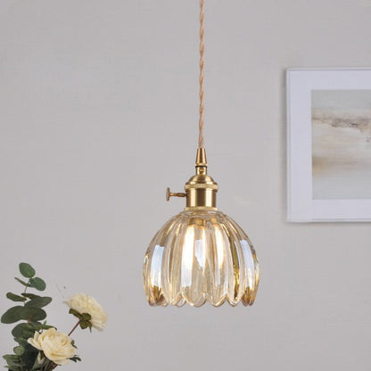 Aeruna | Vintage Japanese Glass Pendant Lamp for Classic Decor 8