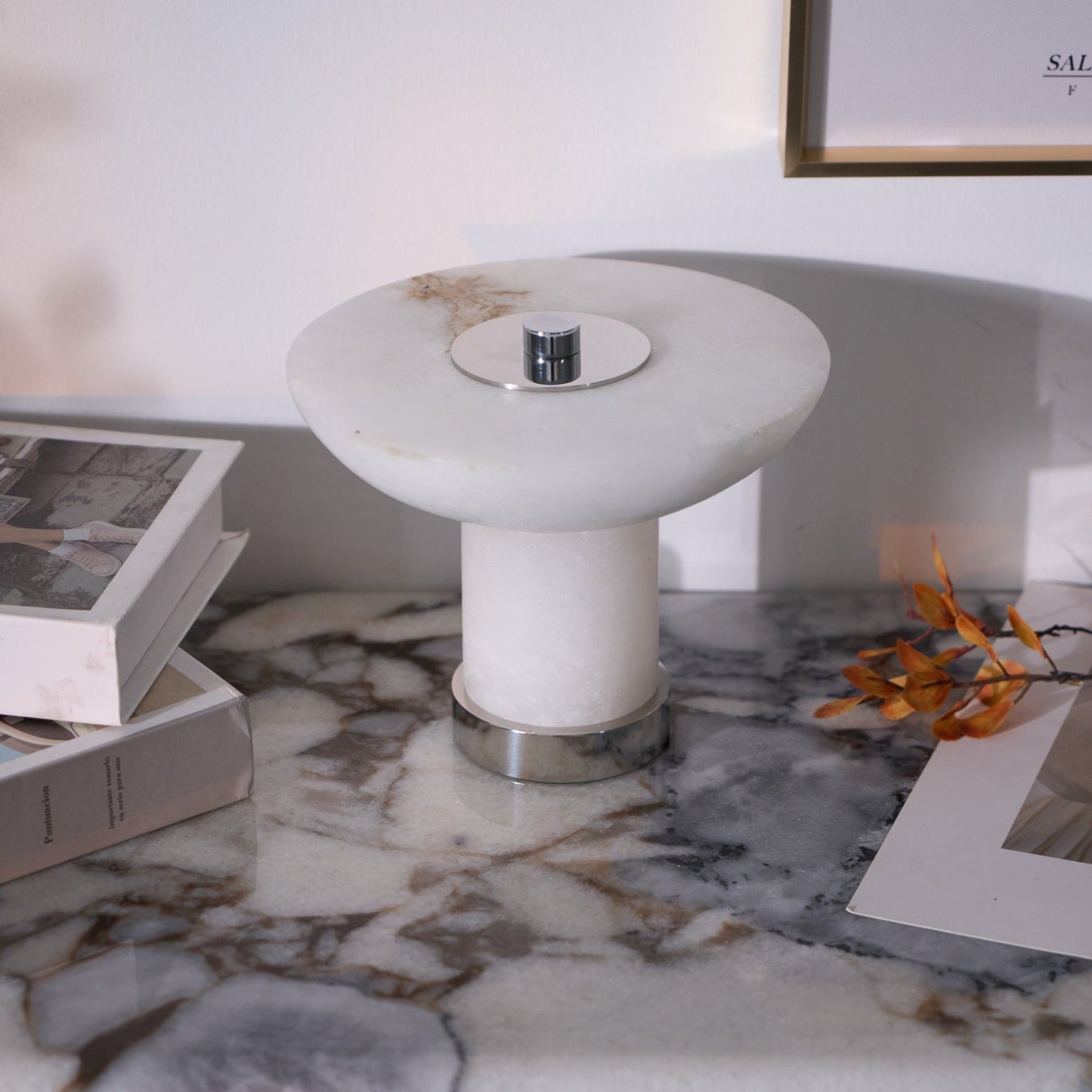 Aesmoze Alabaster Table Lamp 5