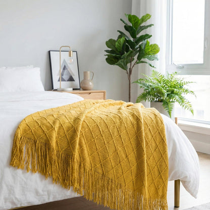 Cozy Plush Throw Blanket For Warm Home Decoration