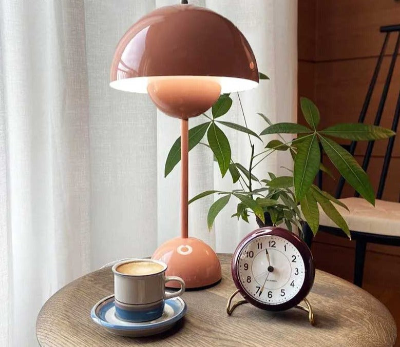 Retro Style Mushroom Table Lamp Warm Ambient Light