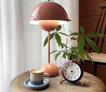 Retro Style Mushroom Table Lamp Warm Ambient Light