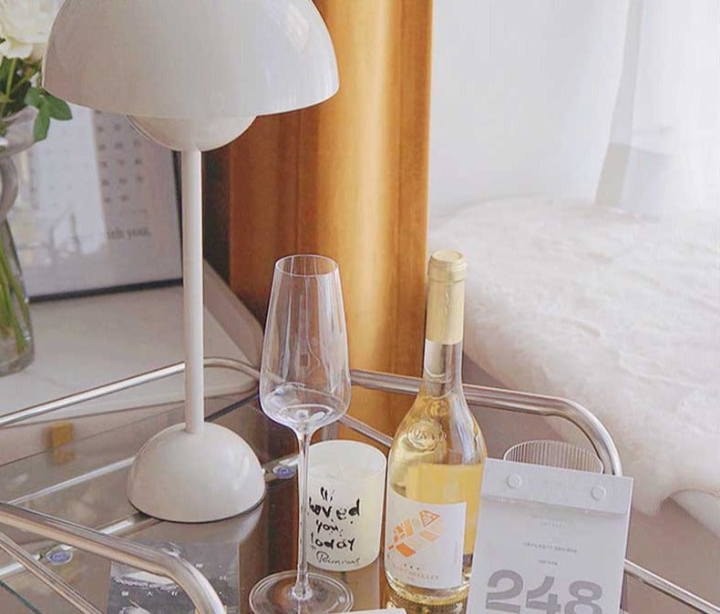 Retro Style Mushroom Table Lamp Warm Ambient Light