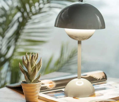 Retro Style Mushroom Table Lamp Warm Ambient Light
