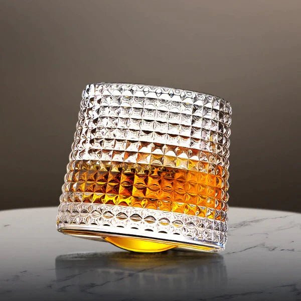 Luxury Crystal Whiskey Glass Set for Home Bar - Lusomart