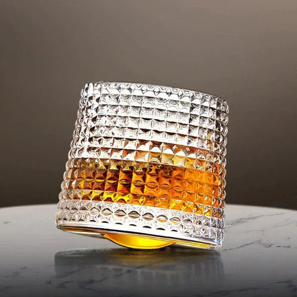 Luxury Crystal Whiskey Glass Set for Home Bar - Lusomart
