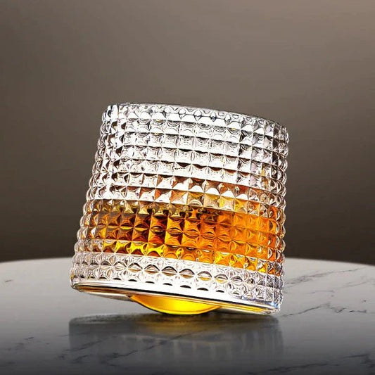 Luxury Crystal Whiskey Glass Set for Home Bar - Lusomart