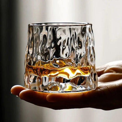 AetherGlass | Elegant Rotating Crystal Whiskey Glass Set for Enhanced Experience 6