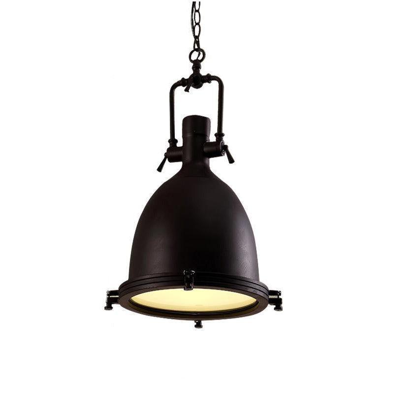 Sleek Contemporary Black Hanging Light Ceiling Fixture - Lusomart