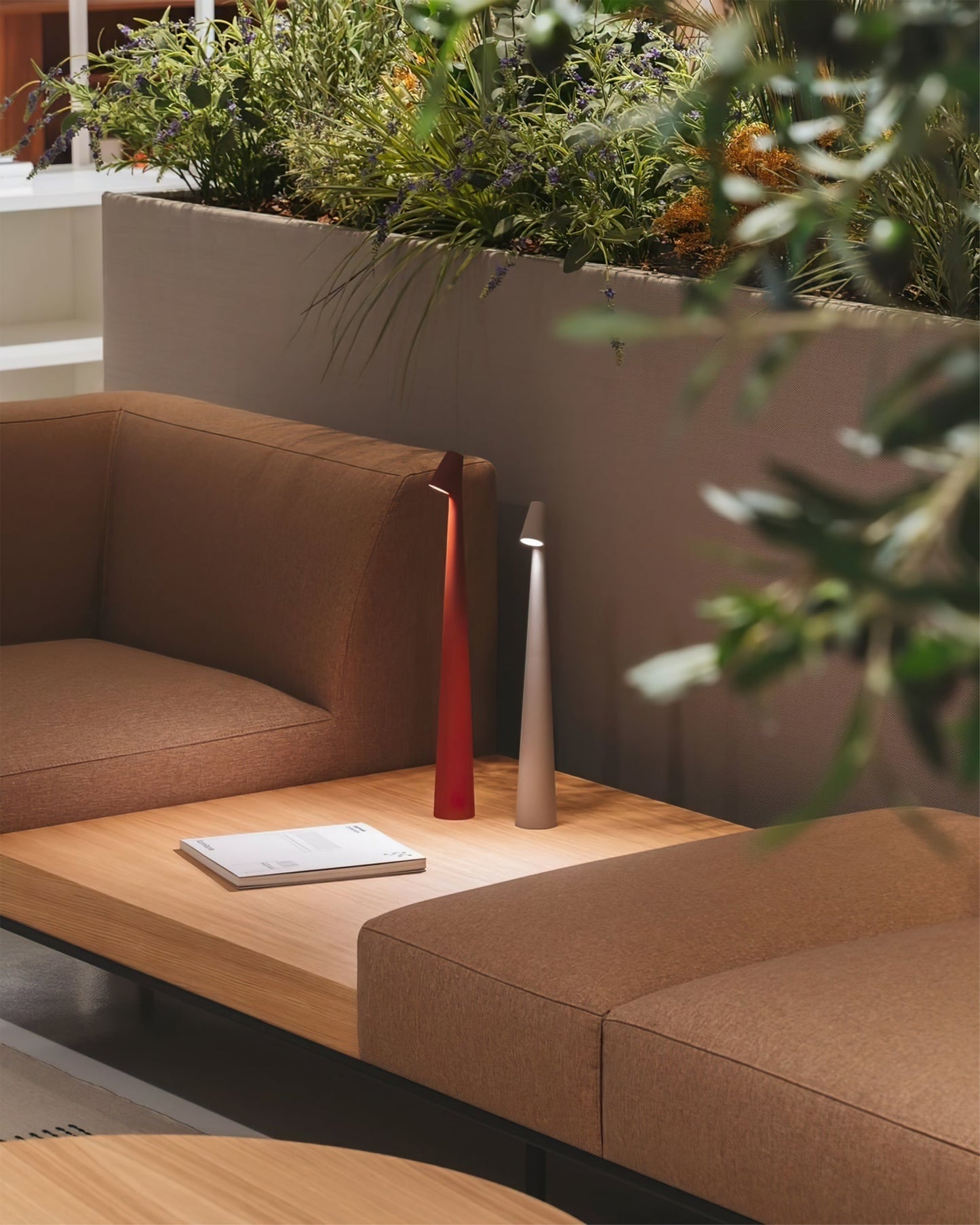Bright LED Desk Lamp with USB Rechargeable Light