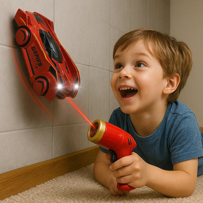 Remote Control Wall Climbing Car Toy with Laser Guide - Lusomart