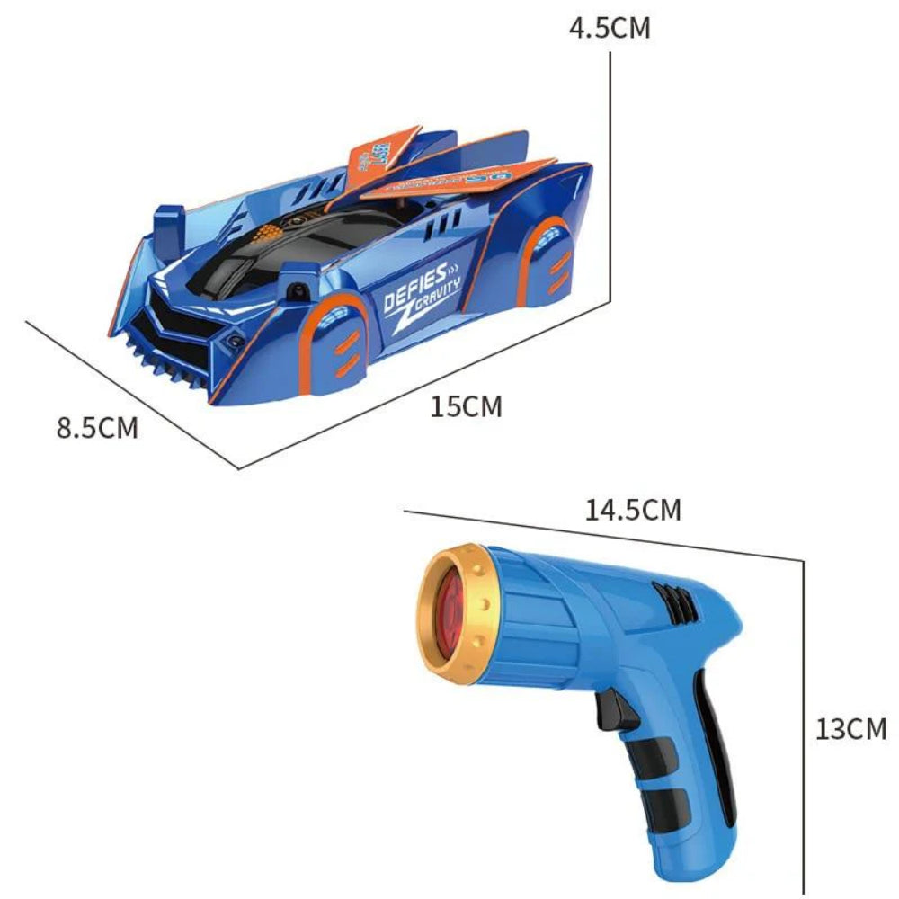 Remote Control Wall Climbing Car Toy with Laser Guide