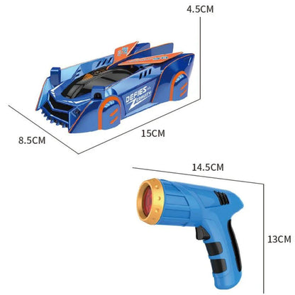 Remote Control Wall Climbing Car Toy with Laser Guide