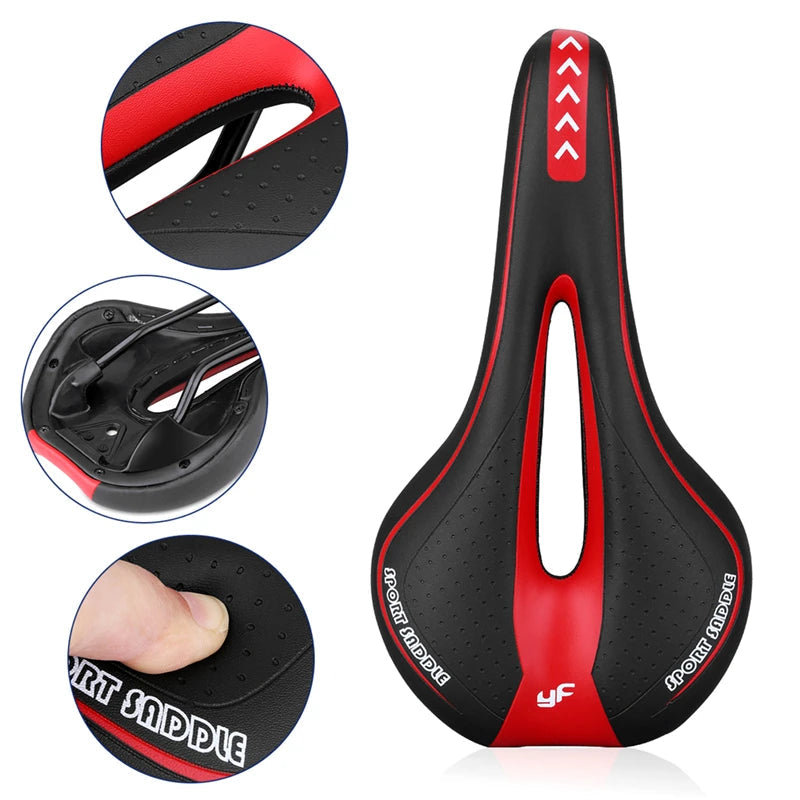 AirRide – Extra Soft Gel Bike Saddle with Hollow Design & Non-Slip Surface for MTB & Road Cycling 4