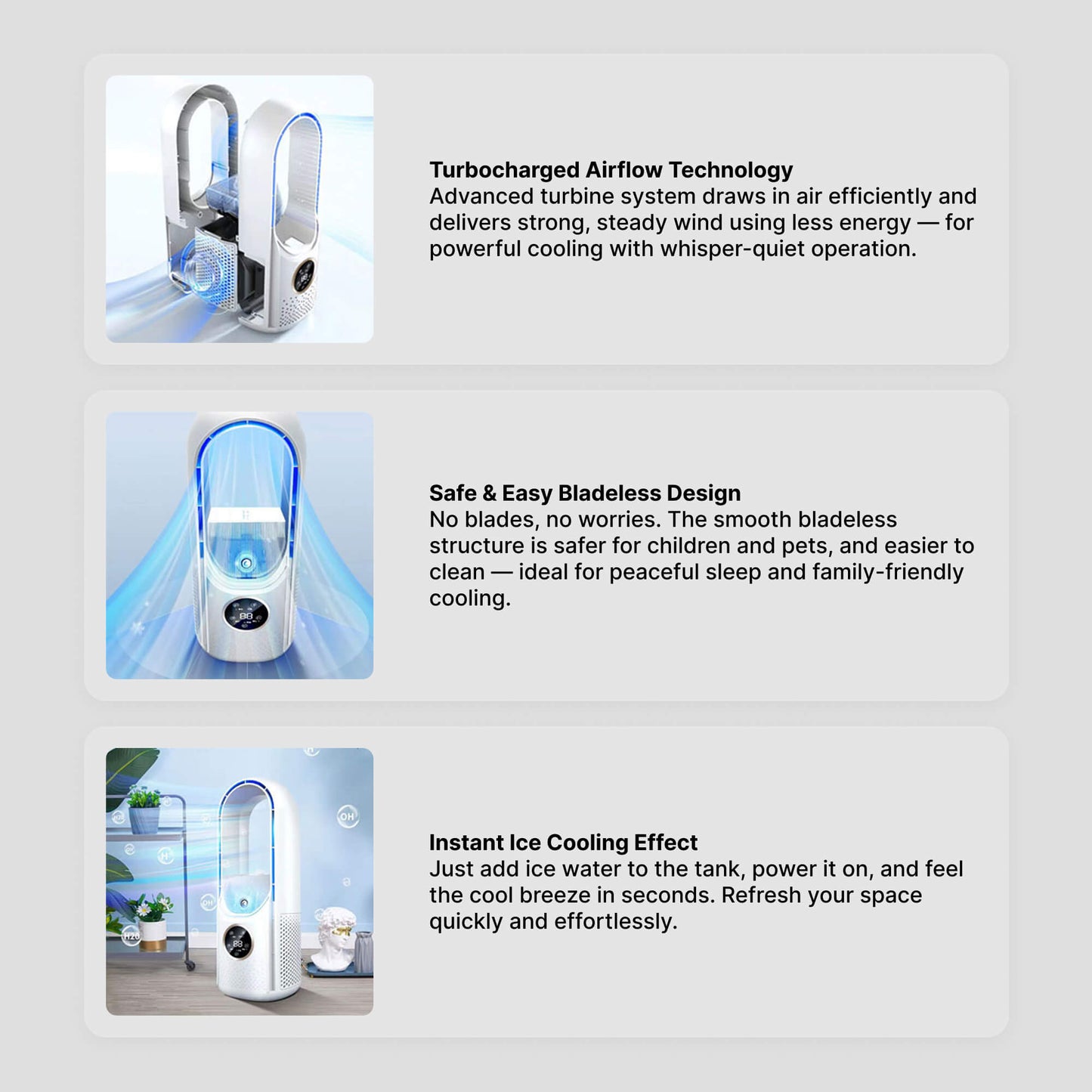 Compact Silent Personal Air Conditioner