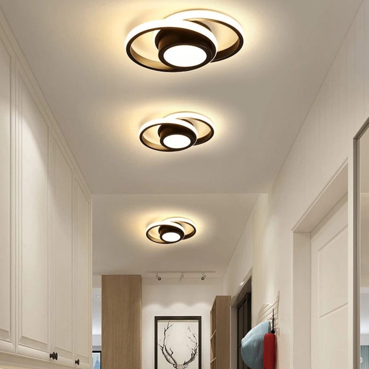 Slim LED Ceiling Light With Adjustable Color Settings