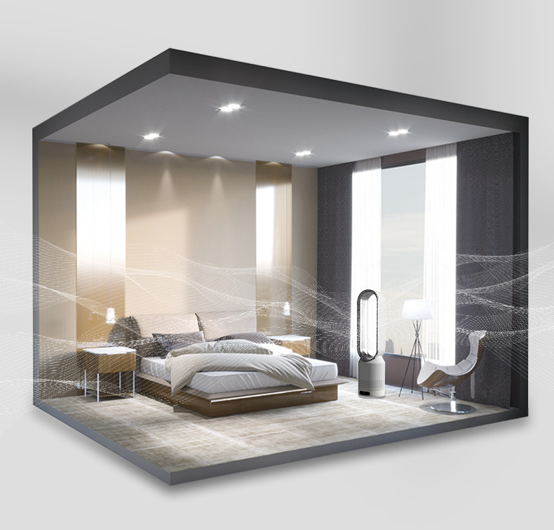 Compact 3-in-1 Air Cooler and Purifier Fan