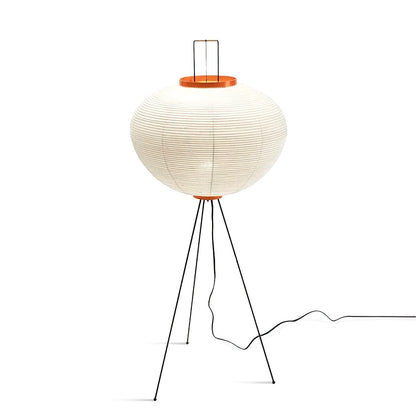 Warm White Paper Floor Lamp with Soft Lighting