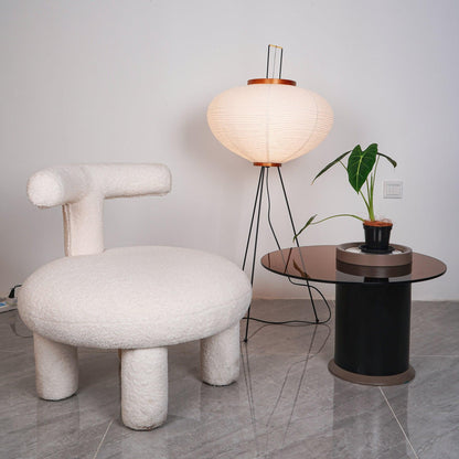 Asian Style Rice Paper Floor Light
