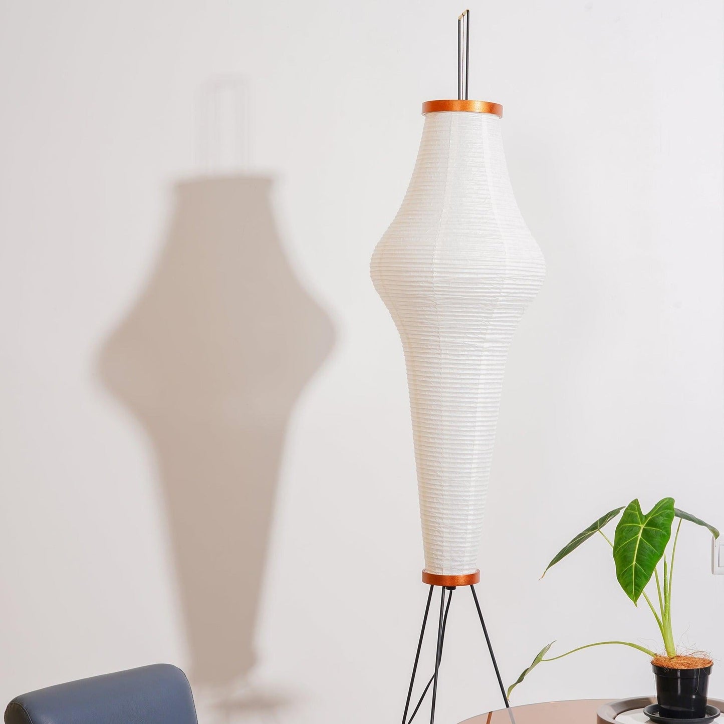 Asian Style Rice Paper Floor Light