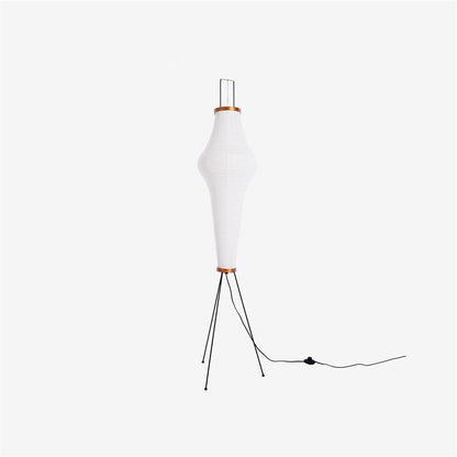 Warm White Paper Floor Lamp with Soft Lighting