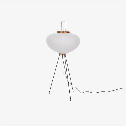 Warm White Paper Floor Lamp with Soft Lighting