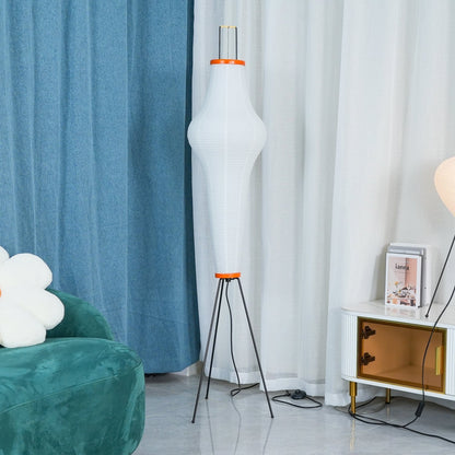 Asian Style Rice Paper Floor Light
