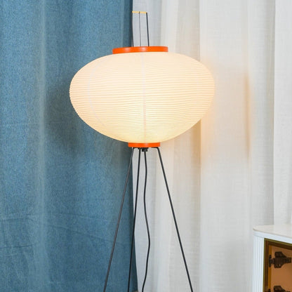 Asian Style Rice Paper Floor Light