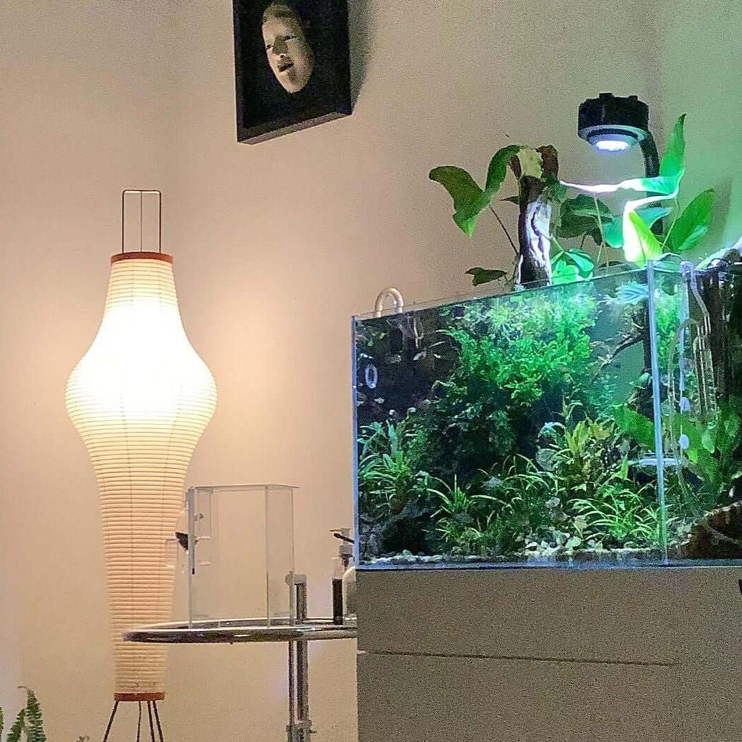 Asian Style Rice Paper Floor Light
