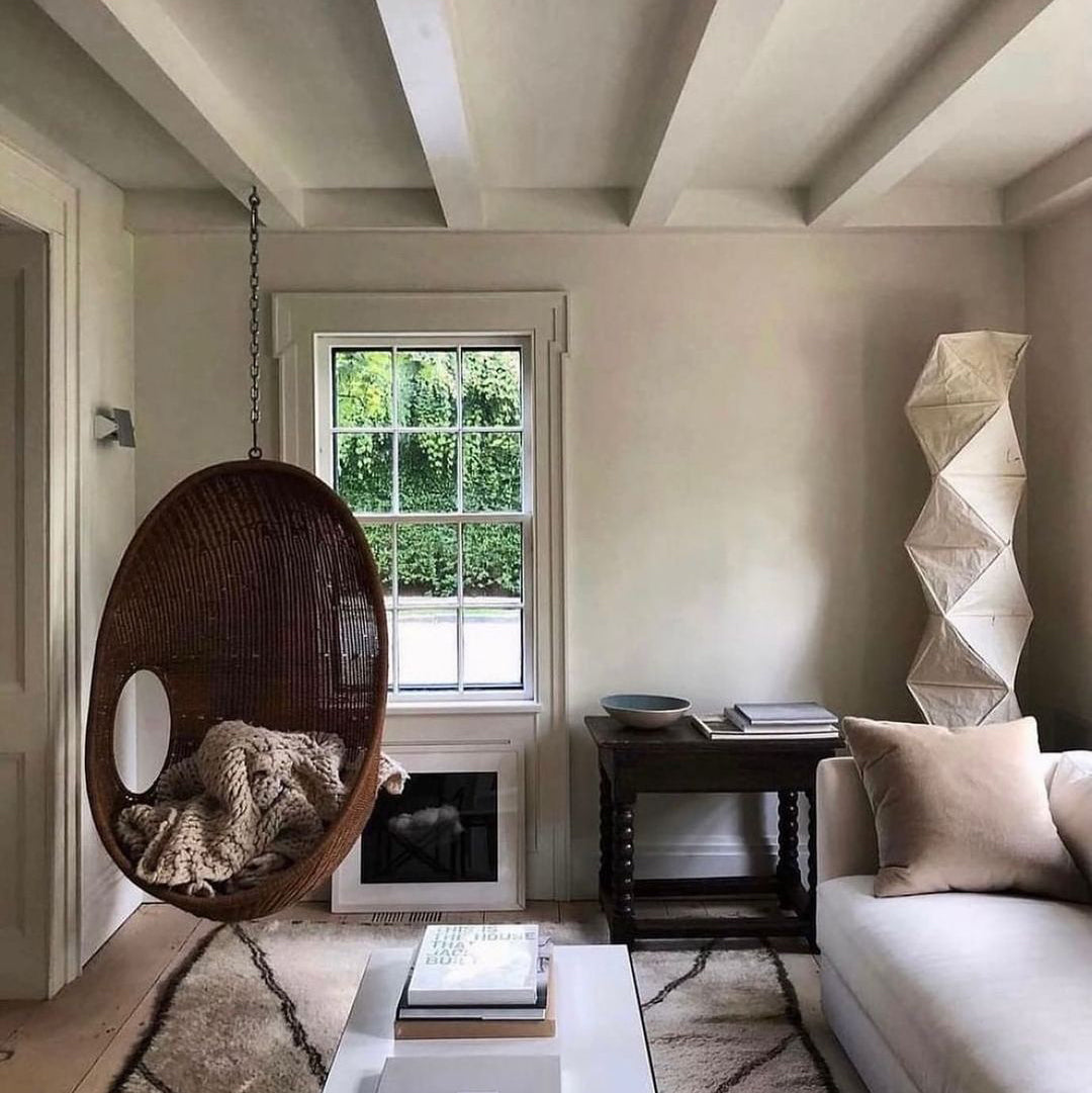 Warm White Paper Floor Lamp with Soft Lighting