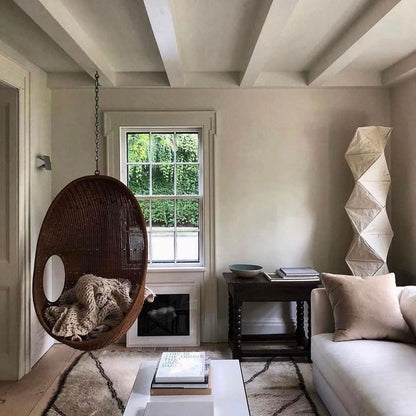 Asian Style Rice Paper Floor Light