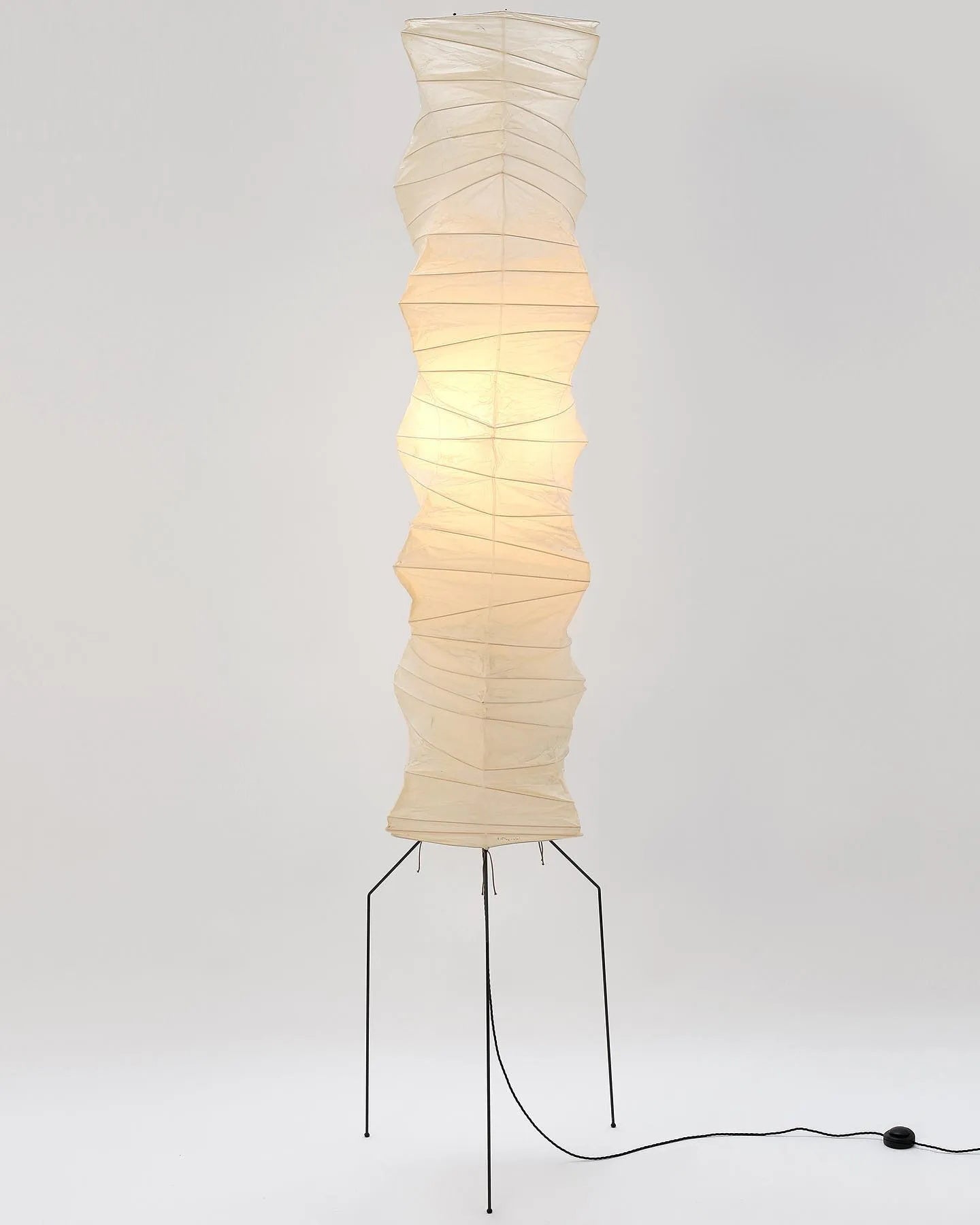 Asian Style Rice Paper Floor Light
