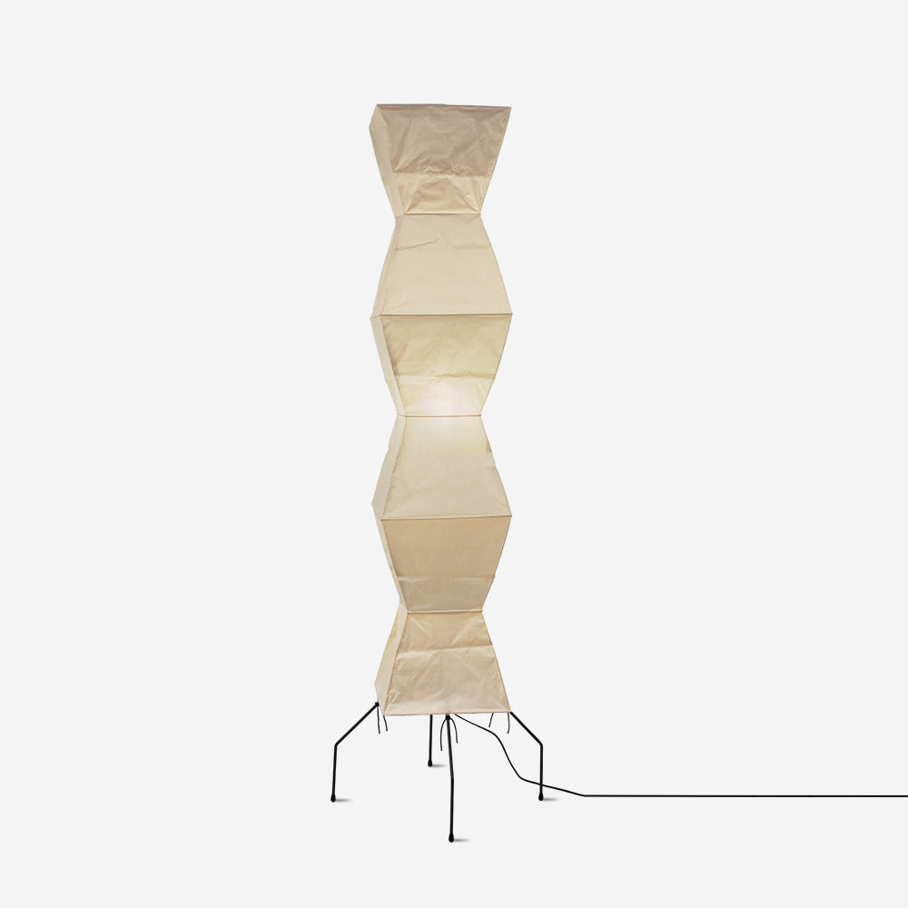 Asian Style Rice Paper Floor Light