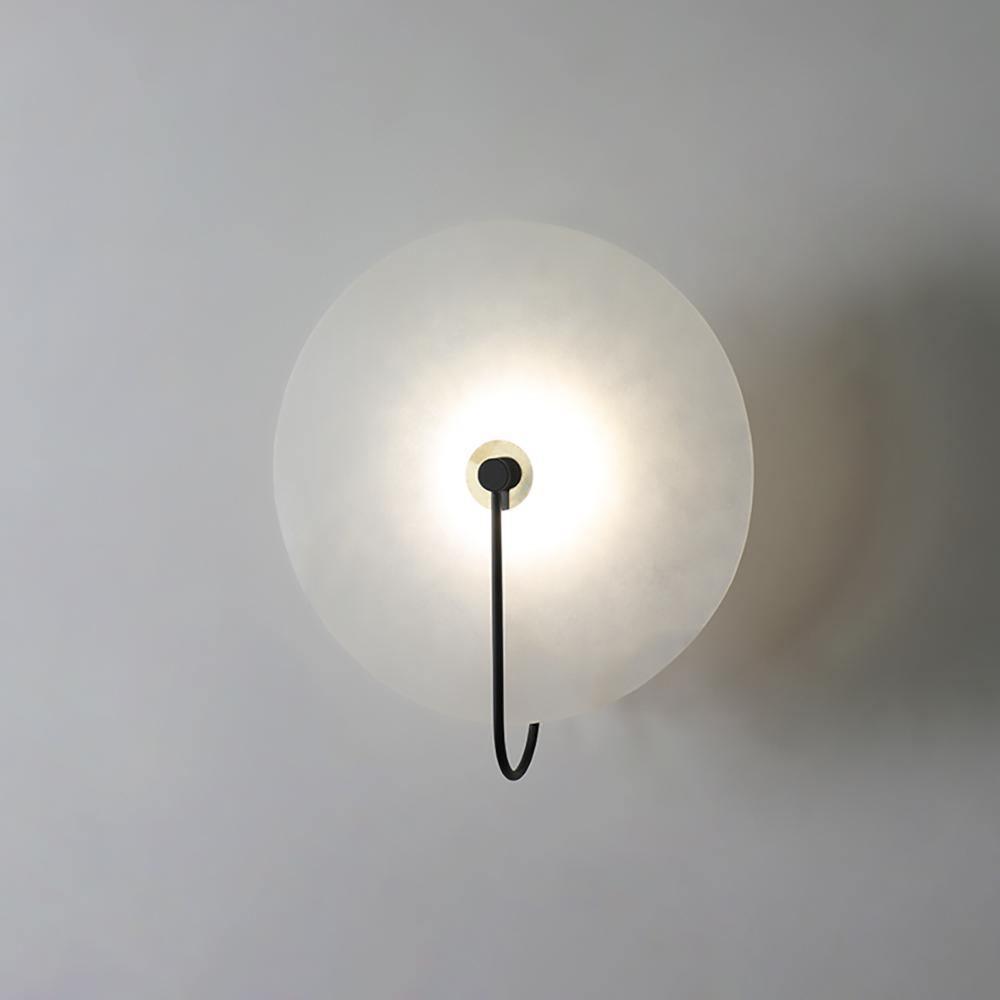 White LED Wall Light with Adjustable Black Arm
