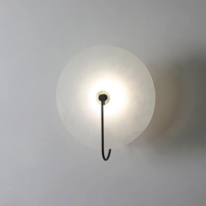 White LED Wall Light with Adjustable Black Arm