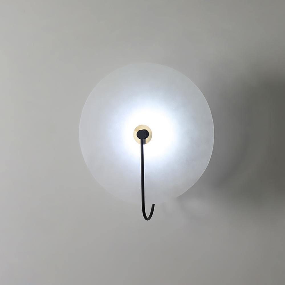 White LED Wall Light with Adjustable Black Arm