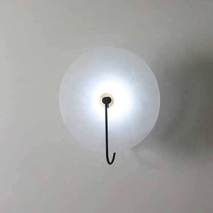 White LED Wall Light with Adjustable Black Arm