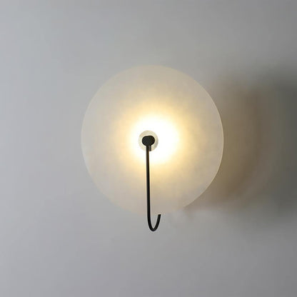 White LED Wall Light with Adjustable Black Arm