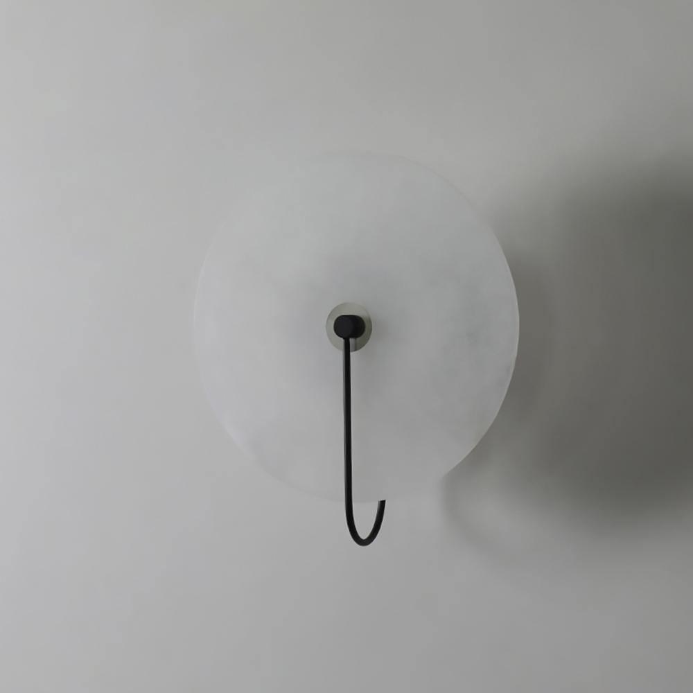 White LED Wall Light with Adjustable Black Arm