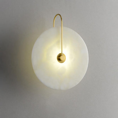 White LED Wall Light with Adjustable Black Arm